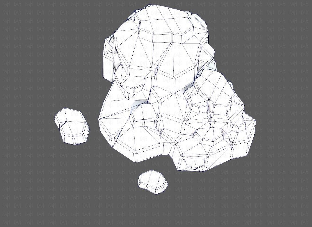 Rocks V04 Low-poly 3D model_32