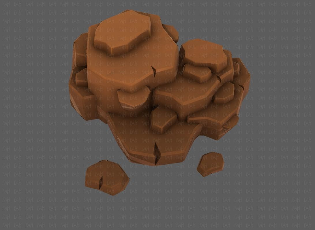 Rocks V04 Low-poly 3D model_17