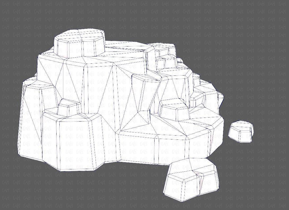 Rocks V04 Low-poly 3D model_10