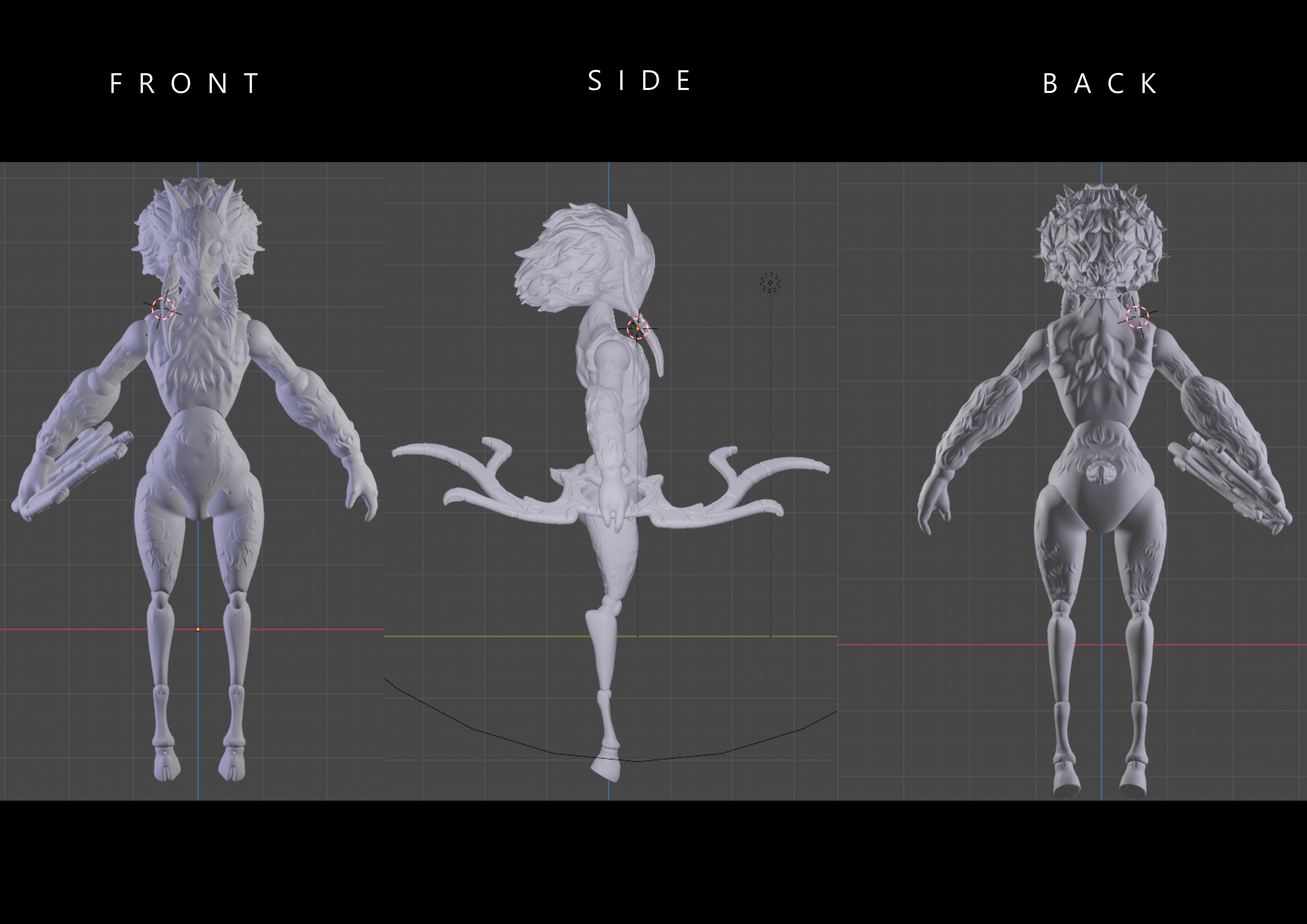 Kindred Ball Jointed Doll 3D PRINTABLE 3D print model_2