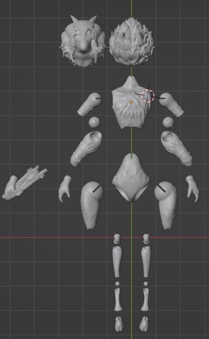Kindred Ball Jointed Doll 3D PRINTABLE 3D print model_3