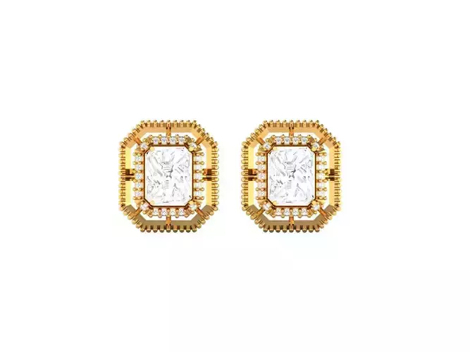 Women earrings 3D print model