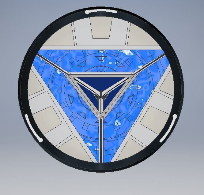 Iron Man Arc Reactor Replica 3D print model_1