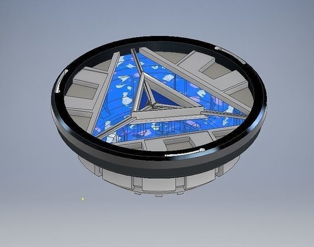 Iron Man Arc Reactor Replica 3D print model