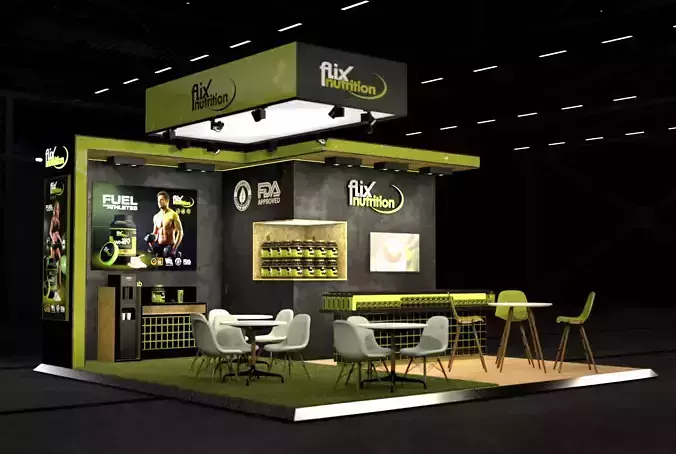 sport nutrition exhibition stand