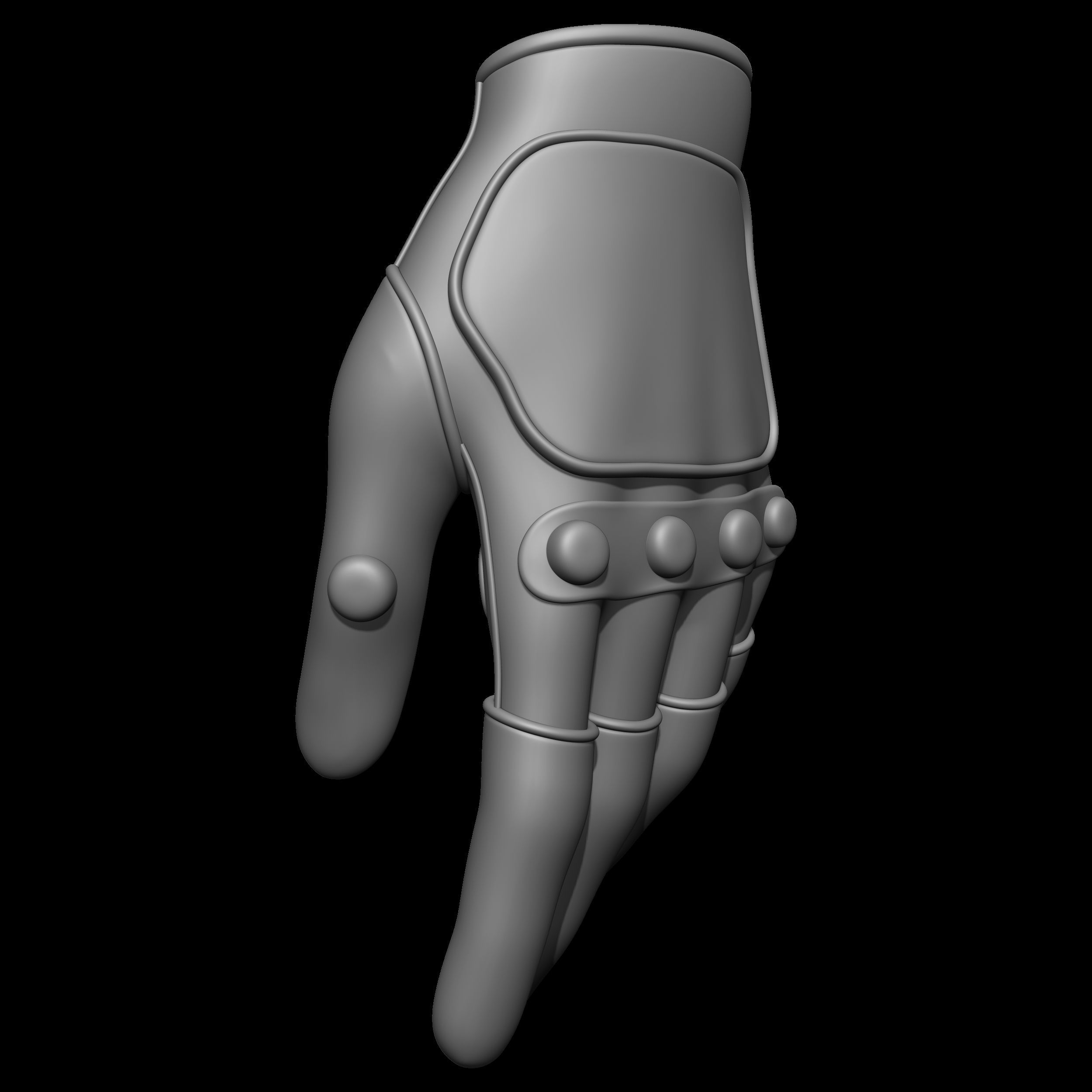 Female Armor Suit Kitbash Vol 04 Low-poly 3D model_21