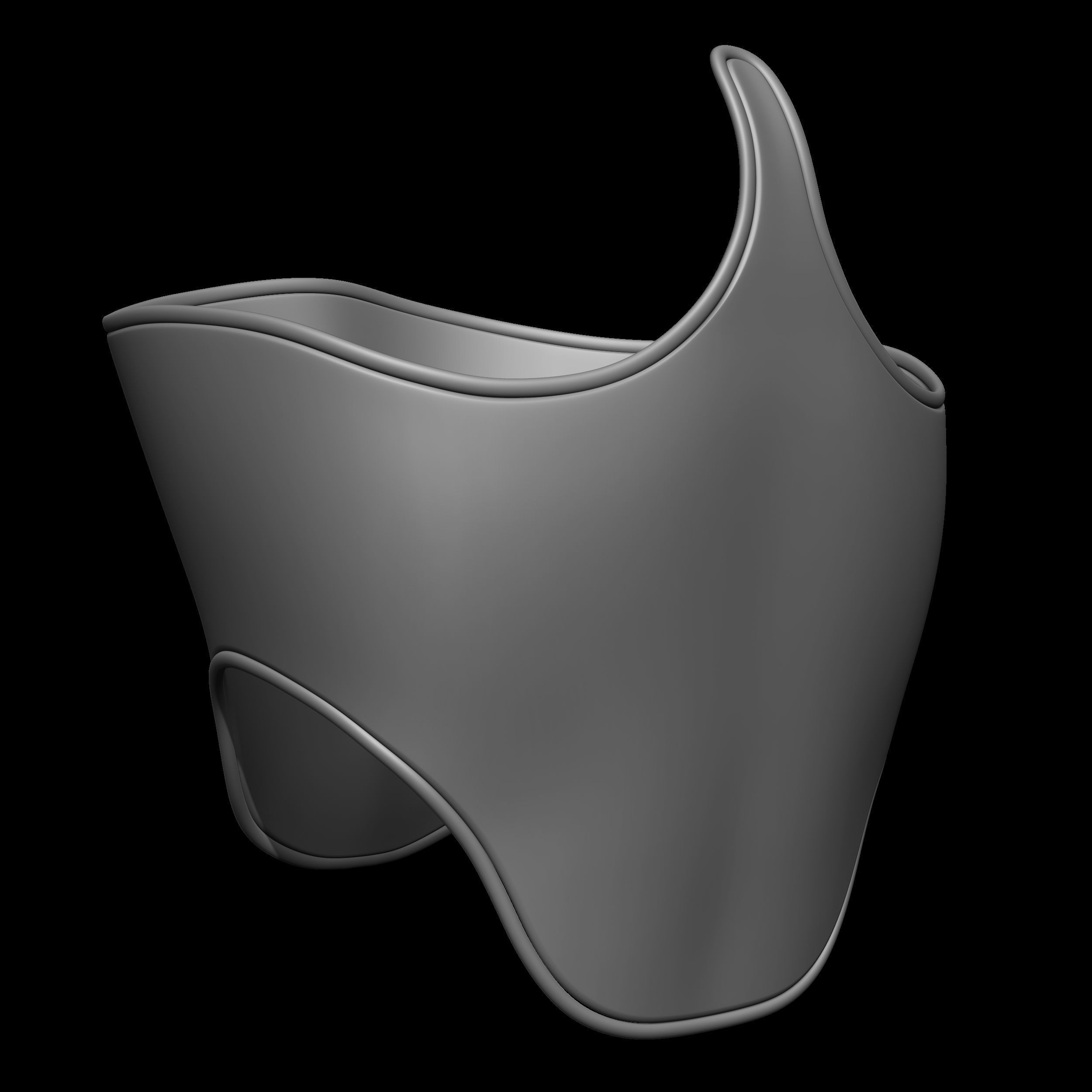 Female Armor Suit Kitbash Vol 04 Low-poly 3D model_15