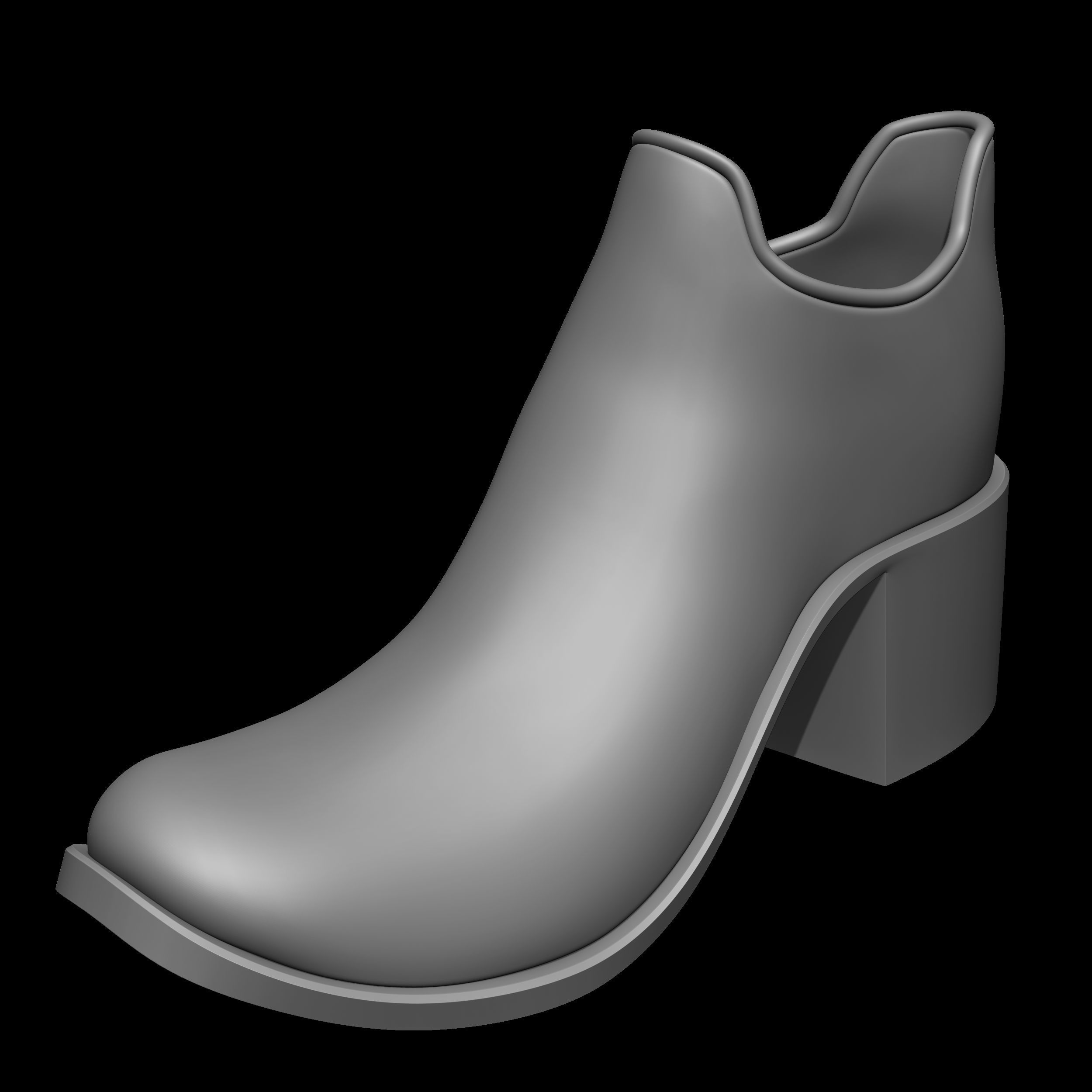 Female Armor Suit Kitbash Vol 04 Low-poly 3D model_27