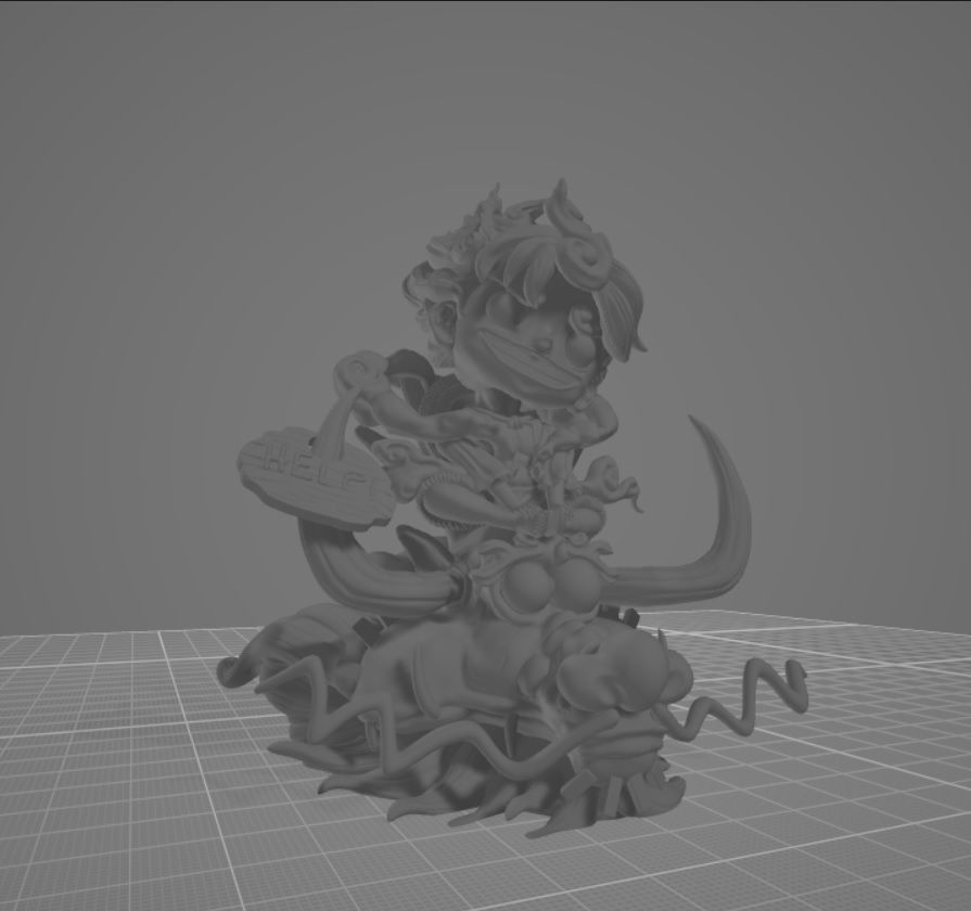 ONE PIECE  Luffy Nika 3D print model_5