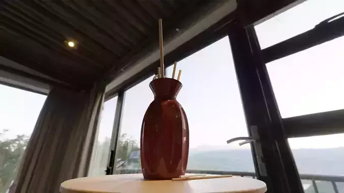 VASE MODEL mountain view or mountain view taken from hotel