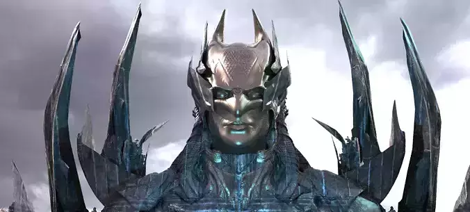 Batman Evil Helmet version 1 3D model