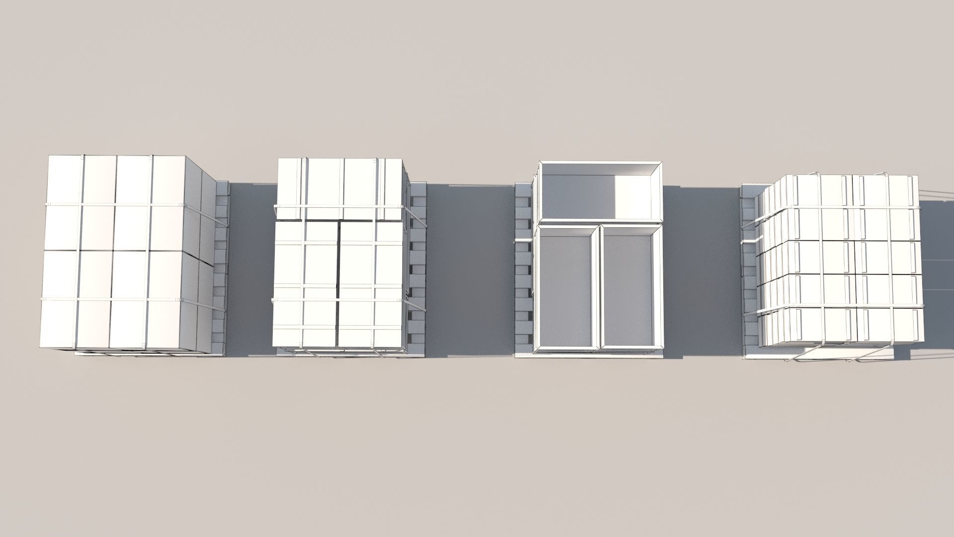 Pallet Collection with cargo 3D model_14