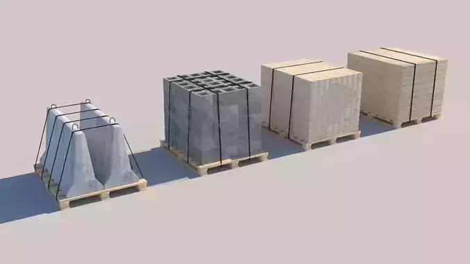 Pallet Collection with cargo 