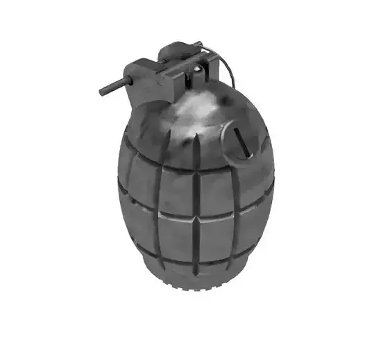 Mills bomb No36 Mk1 Free 3D model Mills bomb No36 Mk1 Free 3D model