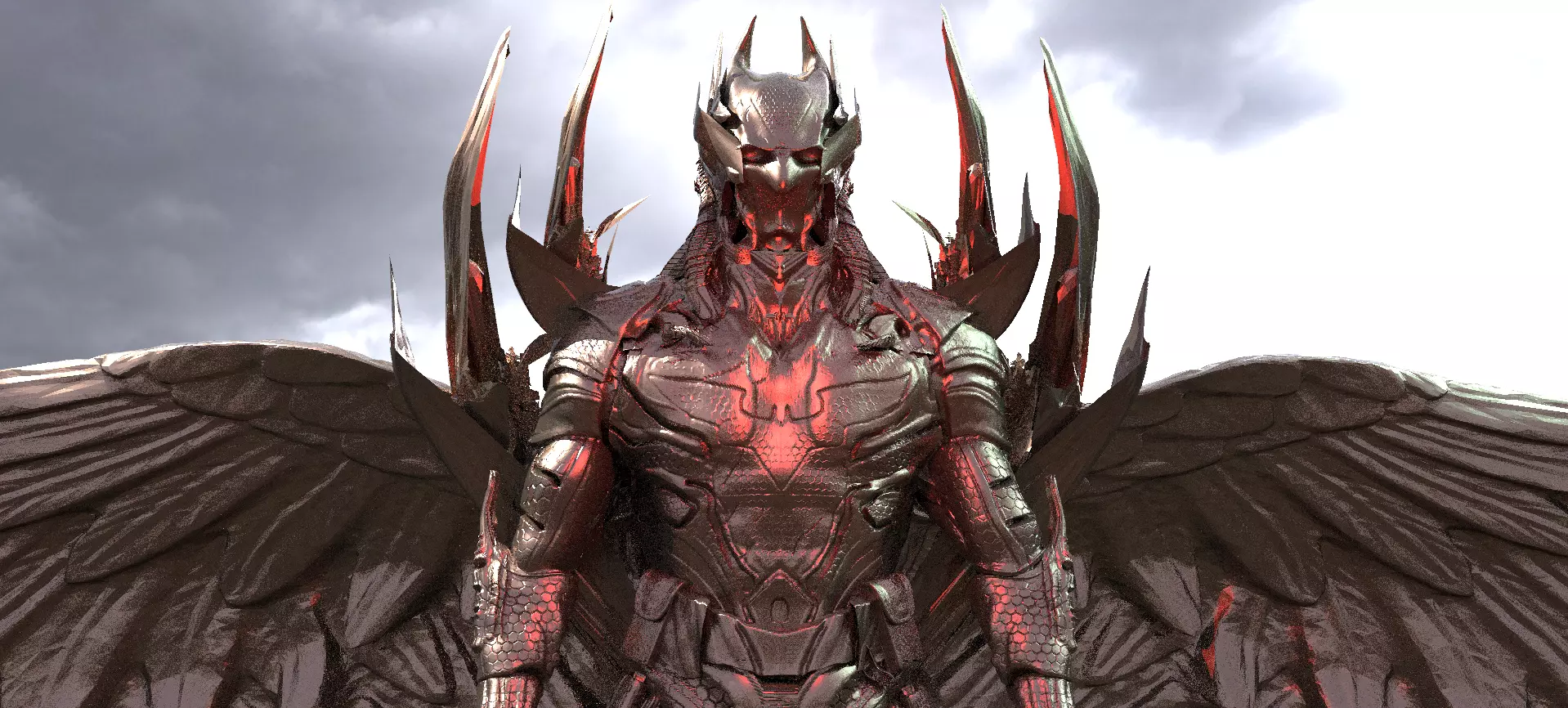 Batman Evil Helmet version 3  3D model_0