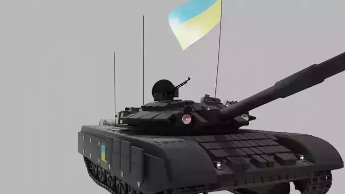 T-90 Main Battle Tank captured by Ukraine