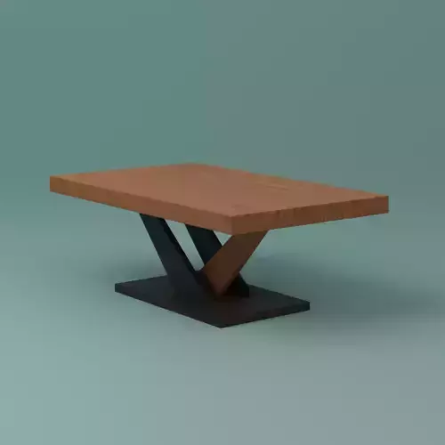 Wood Center Table 01