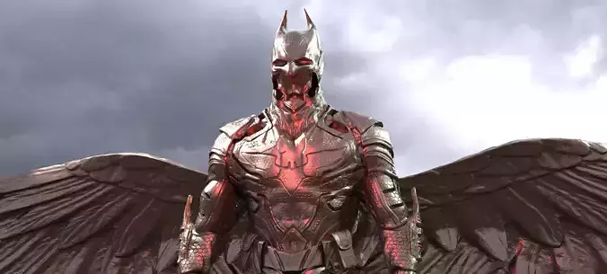 Batman Evil Helmet version 4 3D model