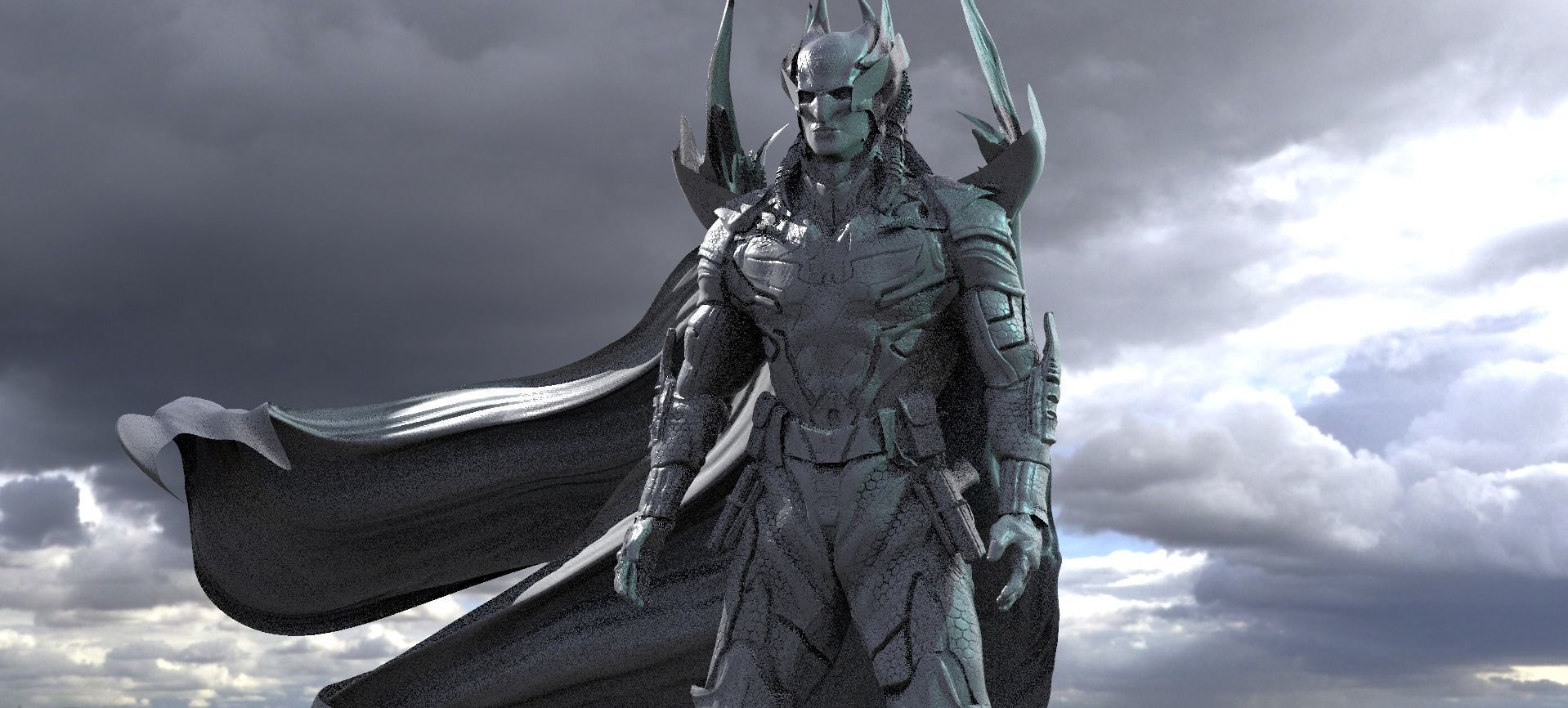 Batman Vlad Vampire Evil Helmet version  3D model_1