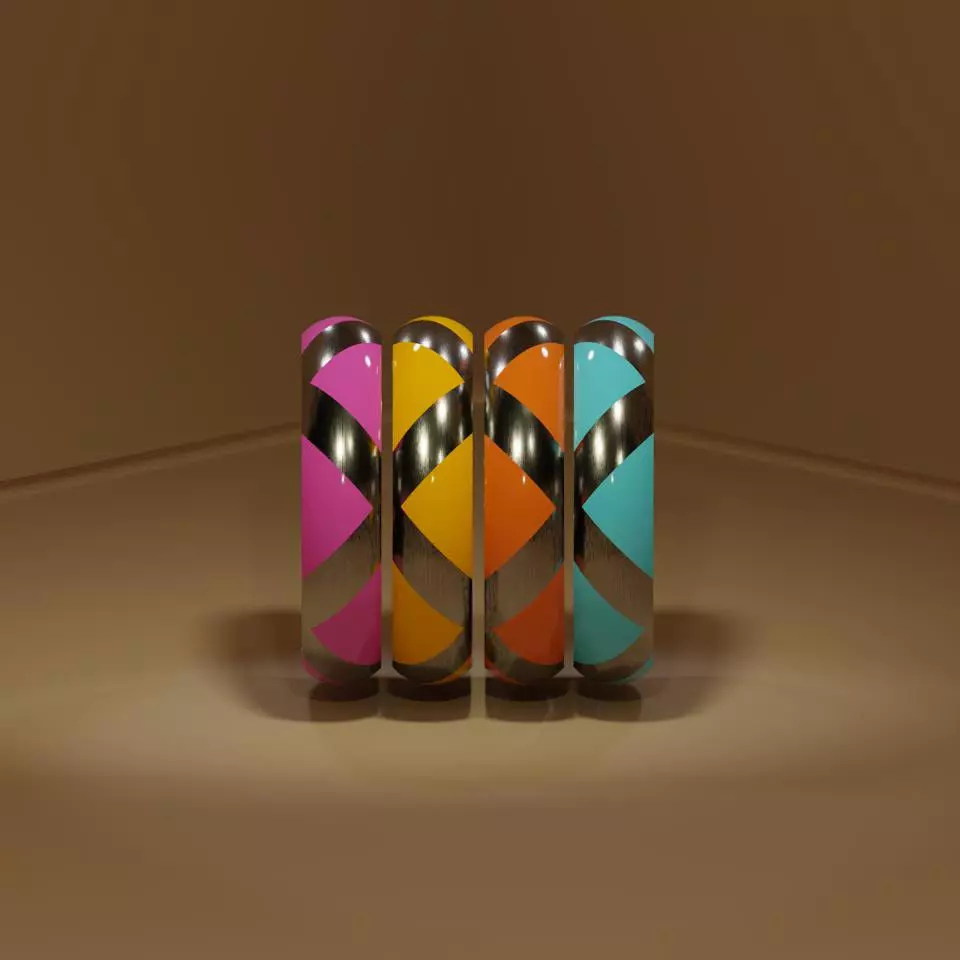 Enamel ring perfectly designed 3D print model_0