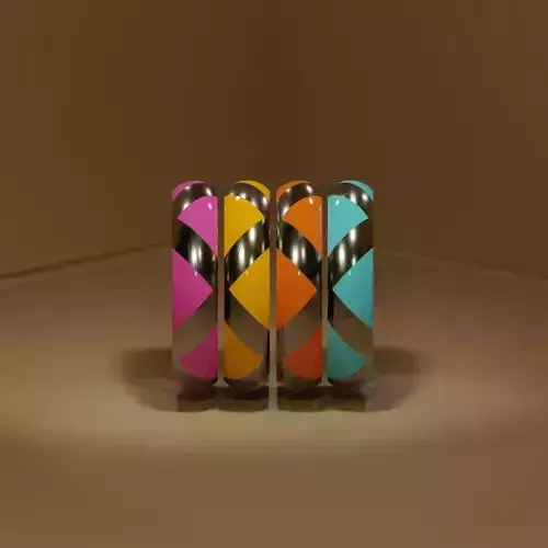 Enamel ring perfectly designed