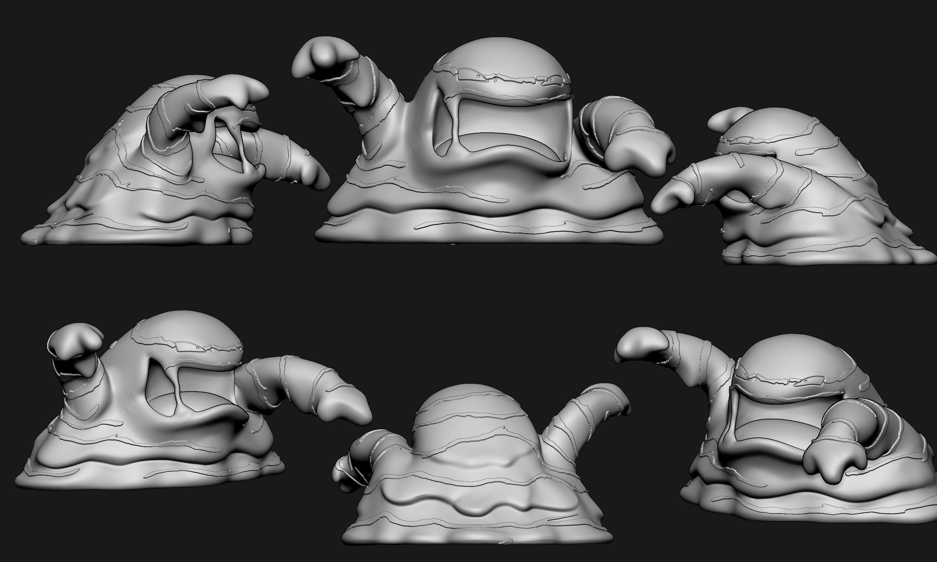 Pokemon - Muk with 2 poses 3D print model_9