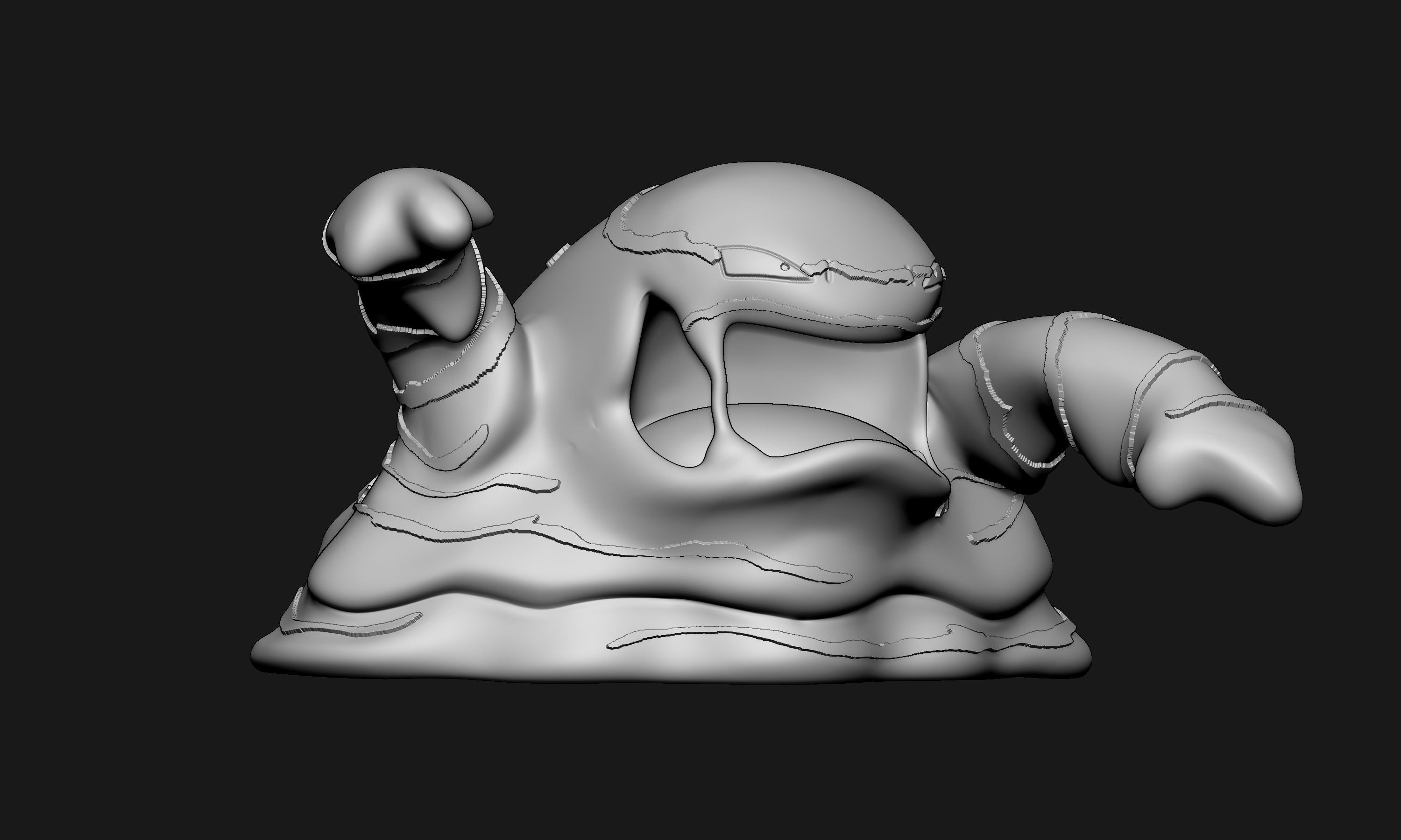 Pokemon - Muk with 2 poses 3D print model_8