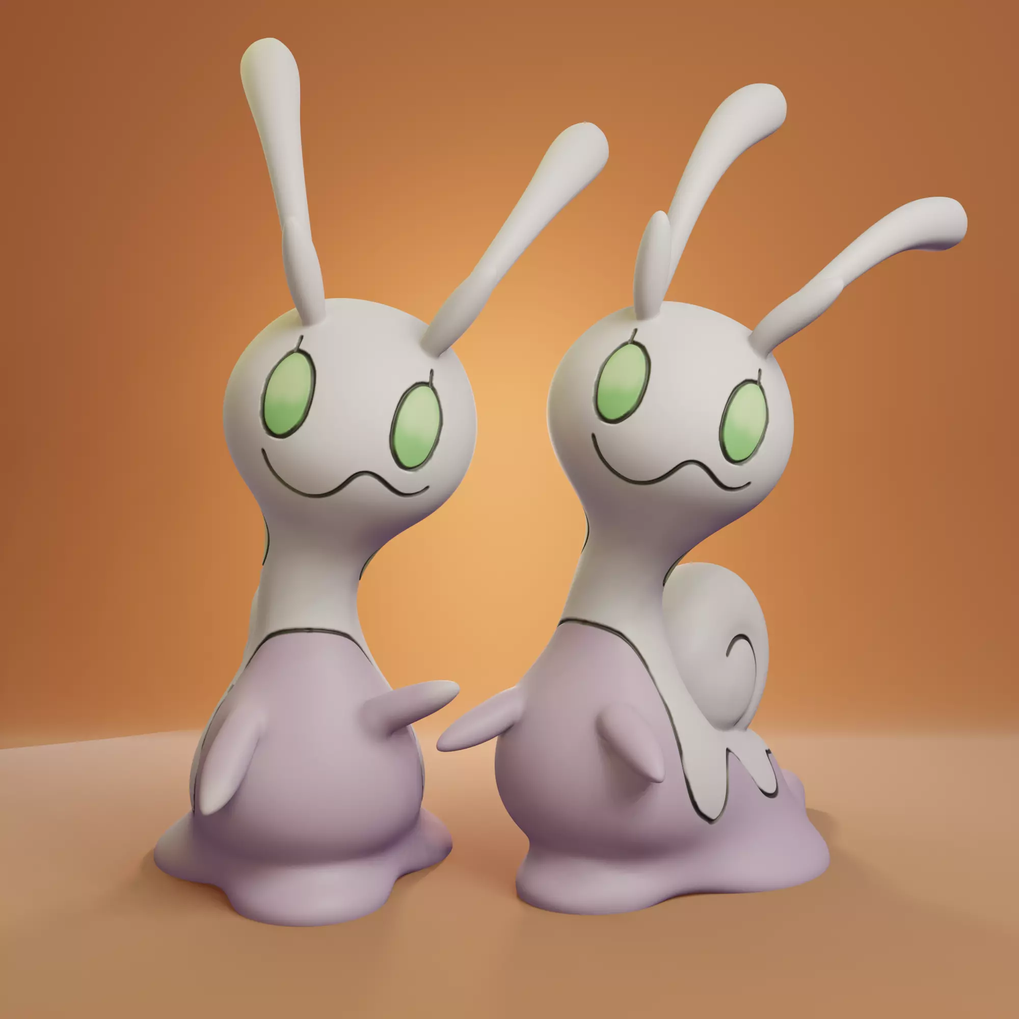 Pokemon - Sliggoo with 2 poses 3D print model_0
