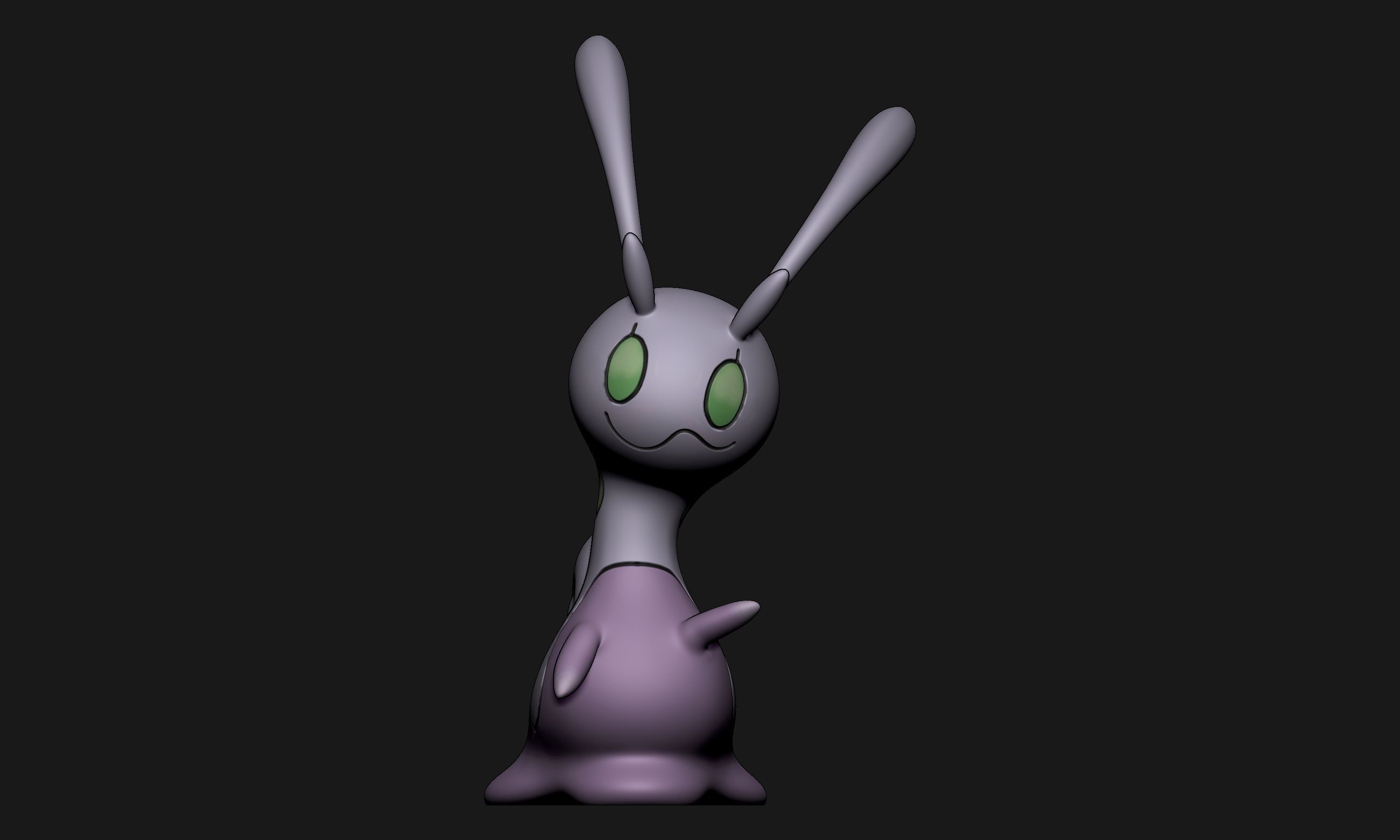 Pokemon - Sliggoo with 2 poses 3D print model_1