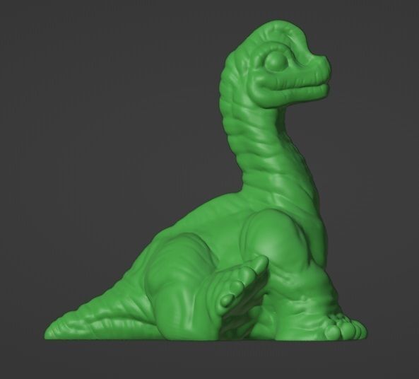 Baby Brachiosaurus 3D print model_3