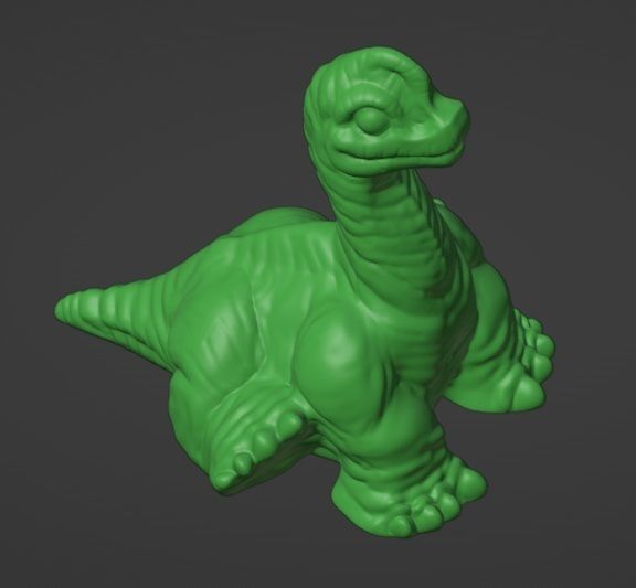 Baby Brachiosaurus 3D print model_2