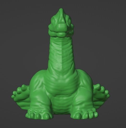 Baby Brachiosaurus 3D print model_1