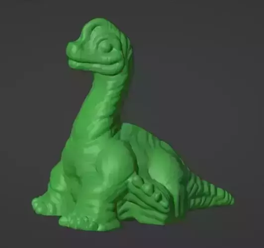 Baby Brachiosaurus 3D print model
