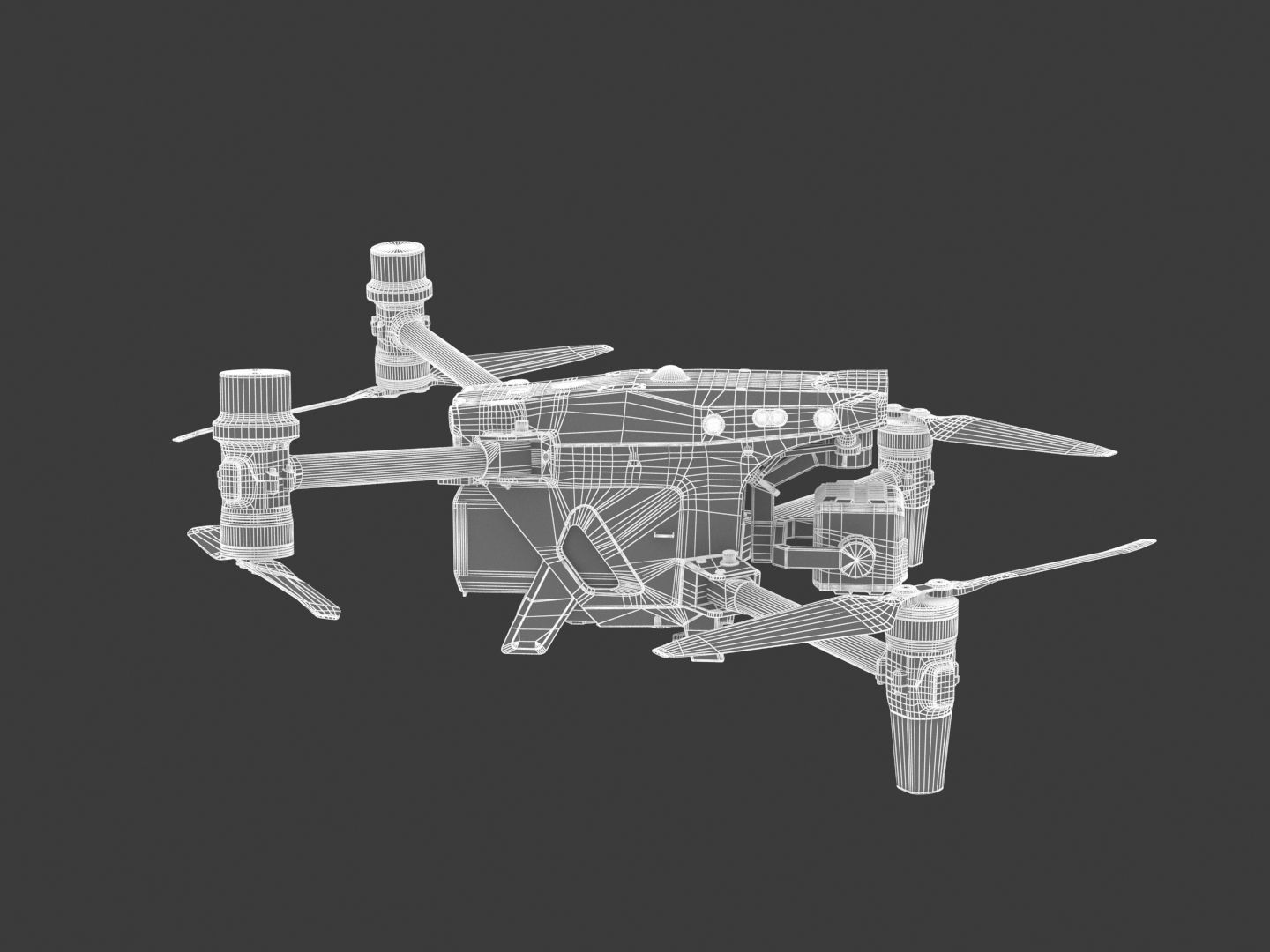 DJI Matrice 30 Series PBR Realistic 3D model_22