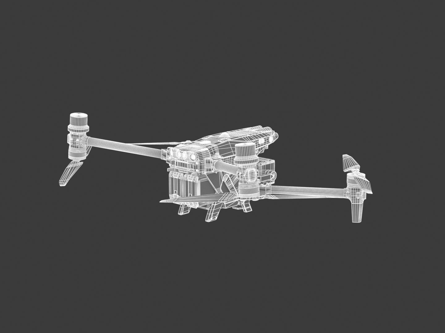 DJI Matrice 30 Series PBR Realistic 3D model_23