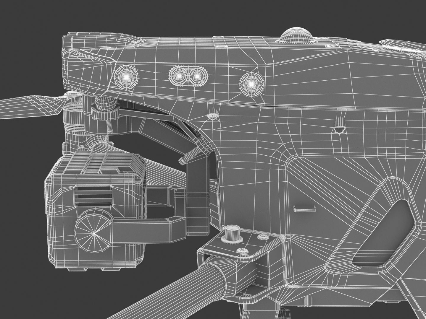 DJI Matrice 30 Series PBR Realistic 3D model_36