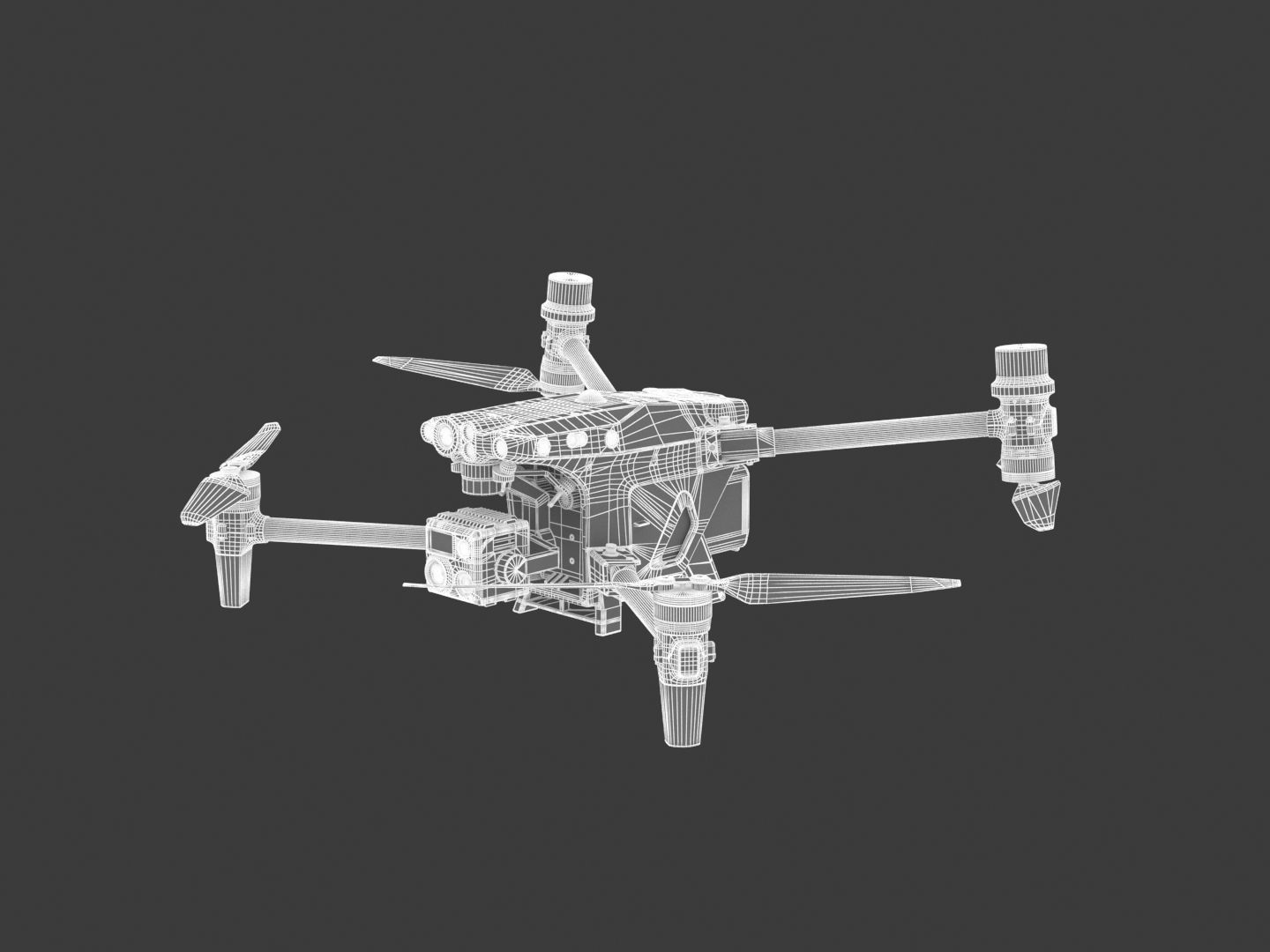 DJI Matrice 30 Series PBR Realistic 3D model_27
