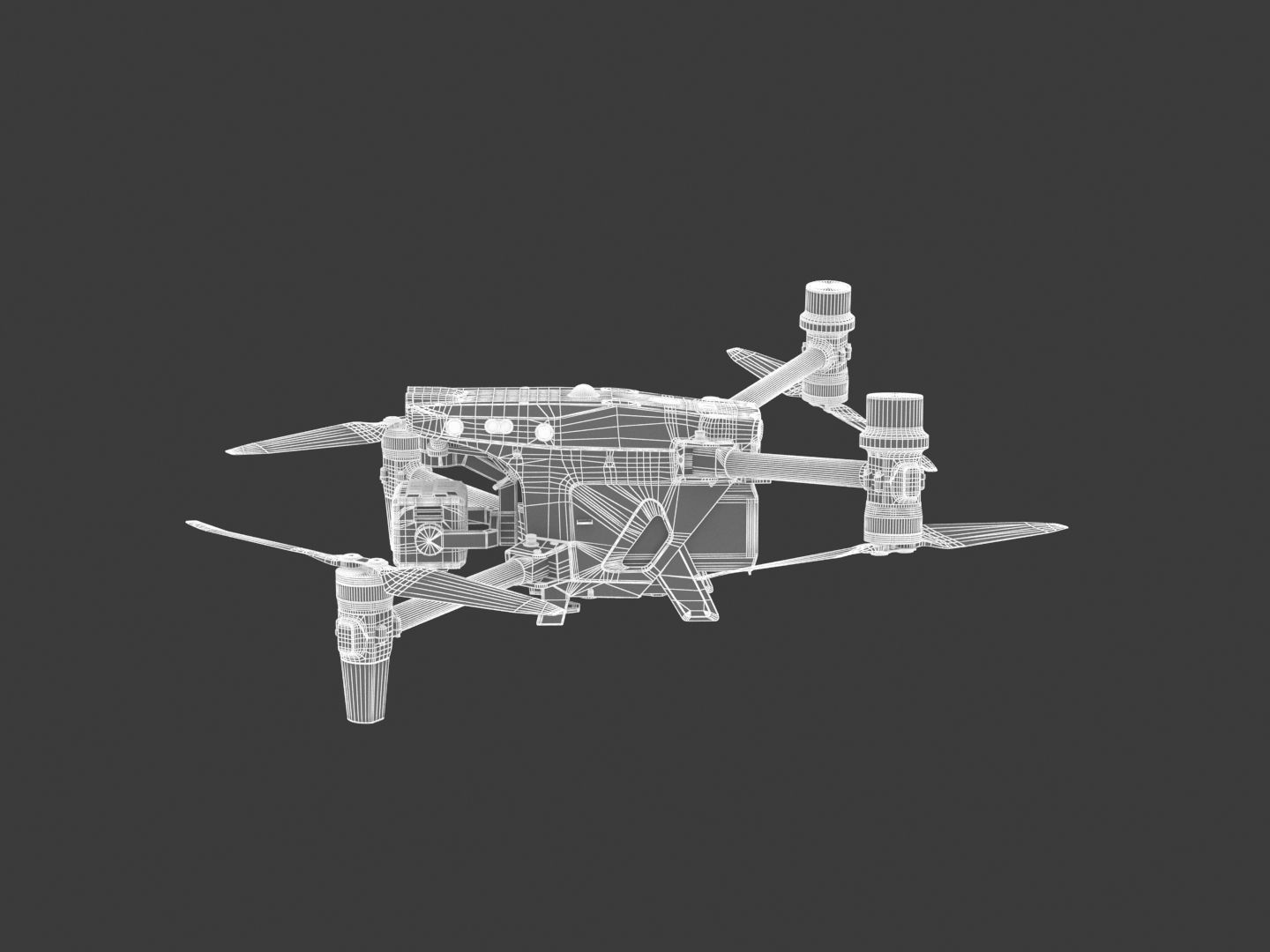 DJI Matrice 30 Series PBR Realistic 3D model_26