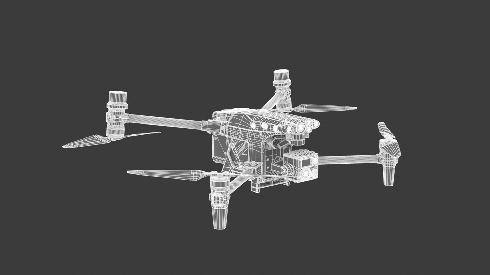 DJI Matrice 30 Series PBR Realistic 3D model_21
