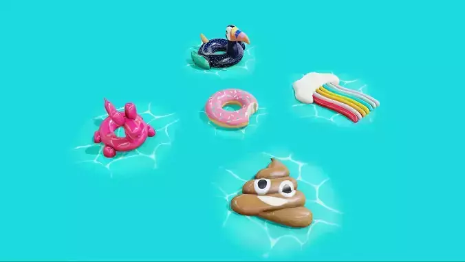 Inflatable Pool Floats PACK II