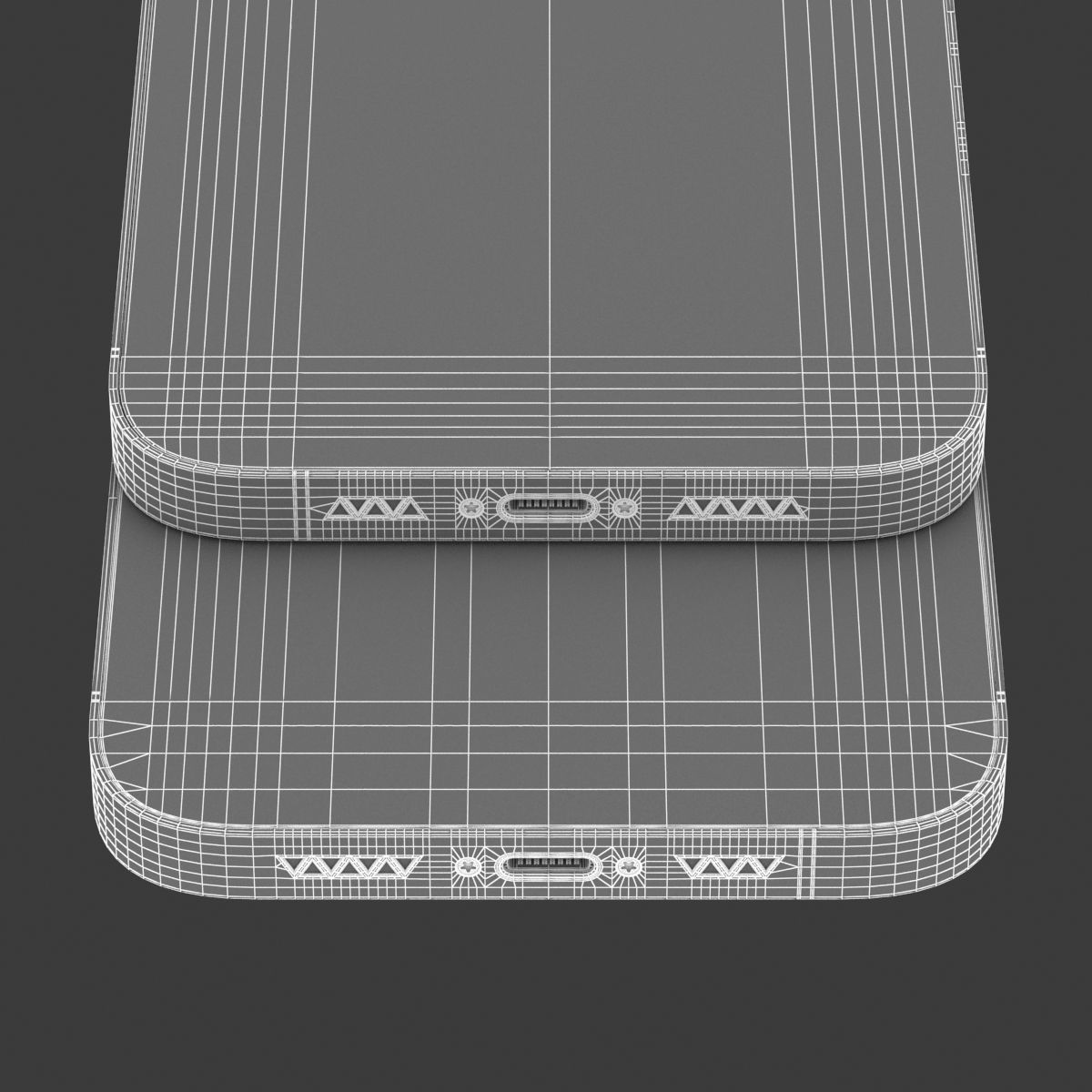 Generic Smartphone 04 PBR Realistic Low-poly 3D model_20