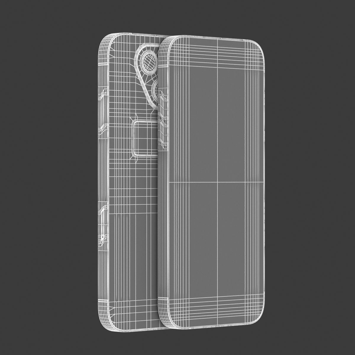 Generic Smartphone 04 PBR Realistic Low-poly 3D model_12