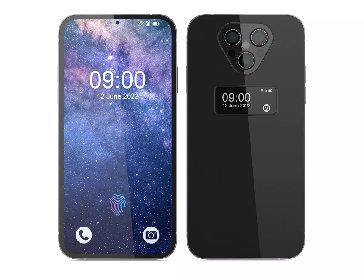 Generic Smartphone 04 PBR Realistic Low-poly 3D model_0