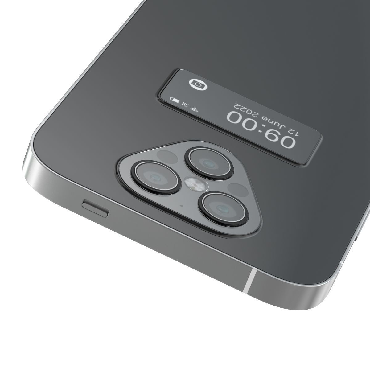 Generic Smartphone 04 PBR Realistic Low-poly 3D model_7