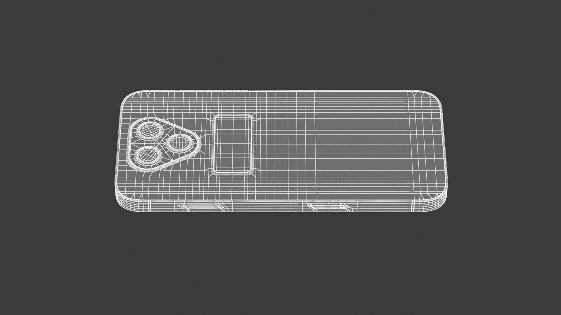 Generic Smartphone 04 PBR Realistic Low-poly 3D model_13