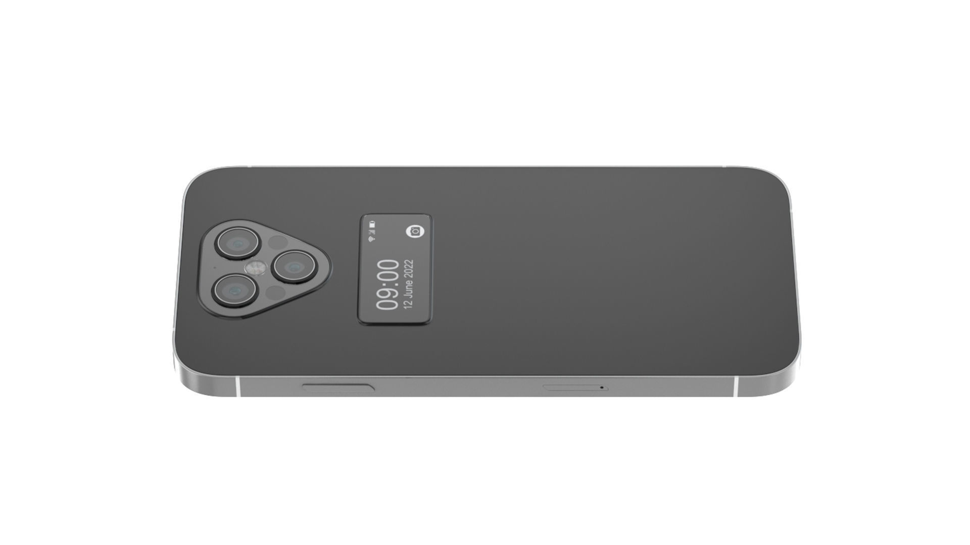 Generic Smartphone 04 PBR Realistic Low-poly 3D model_3