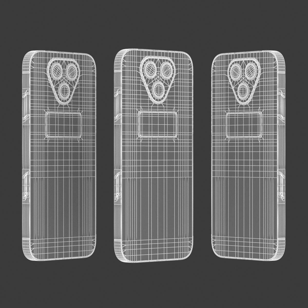 Generic Smartphone 04 PBR Realistic Low-poly 3D model_19