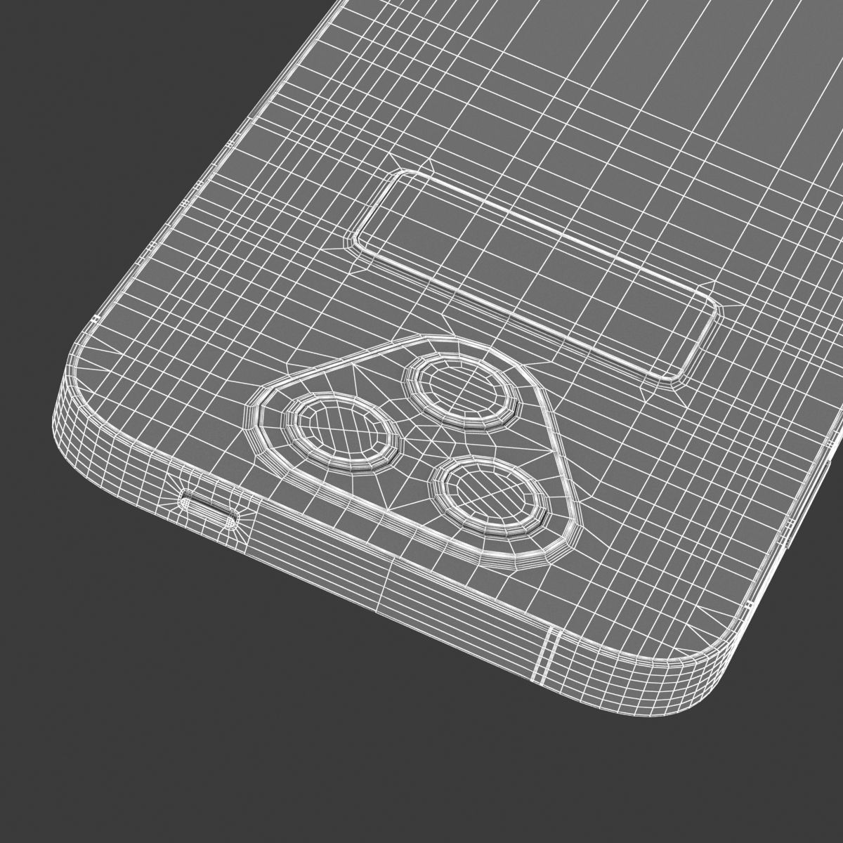 Generic Smartphone 04 PBR Realistic Low-poly 3D model_17