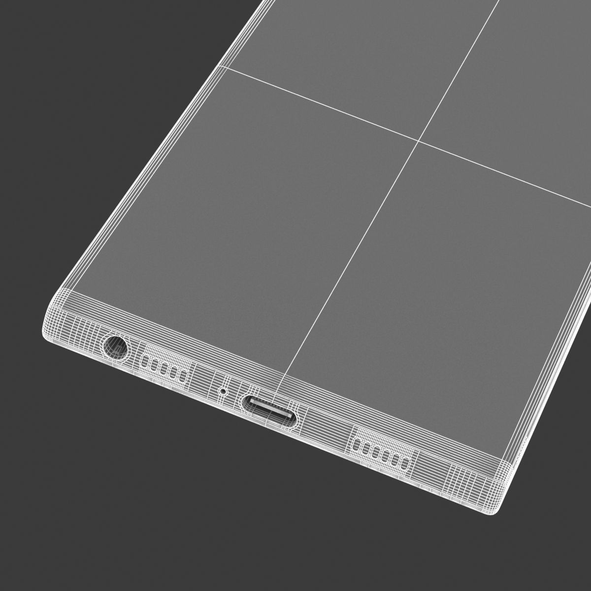 Generic Smartphone 05 PBR Realistic 3D model_16
