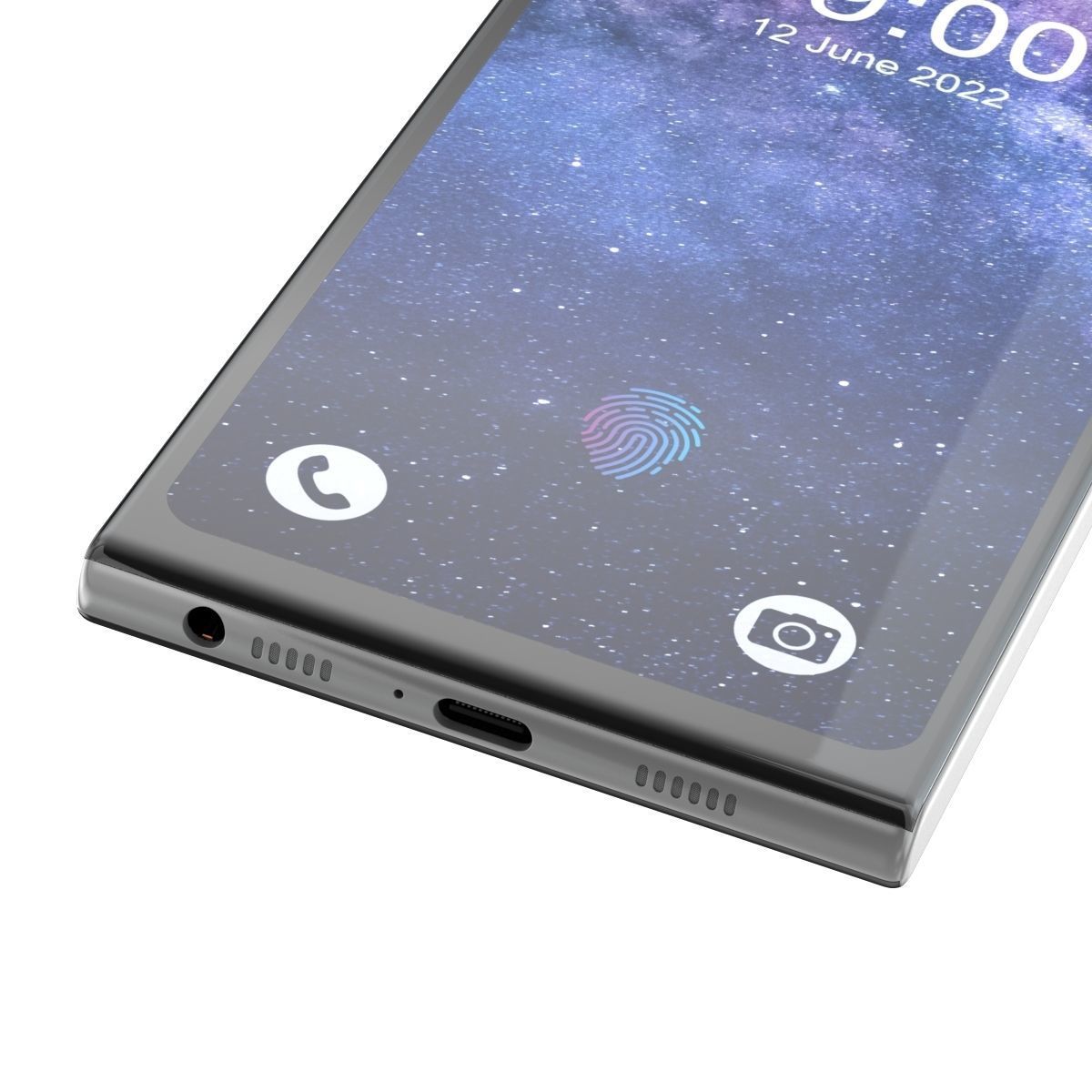 Generic Smartphone 05 PBR Realistic 3D model_6